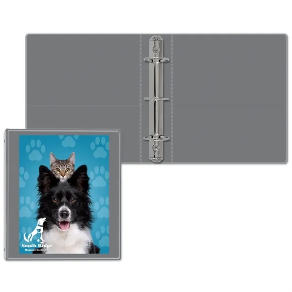 1 1/2" Round three ring junior binder made of vinyl with... from ASI 54040 Fey Promo / Fey Binders and Organization Solutions