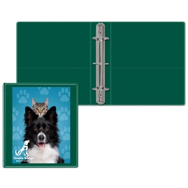 1 1/2" Round three ring junior binder made of vinyl with... from ASI 54040 Fey Promo / Fey Binders and Organization Solutions