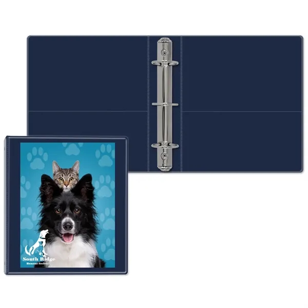 1 1/2" Round three ring junior binder made of vinyl with... from ASI 54040 Fey Promo / Fey Binders and Organization Solutions