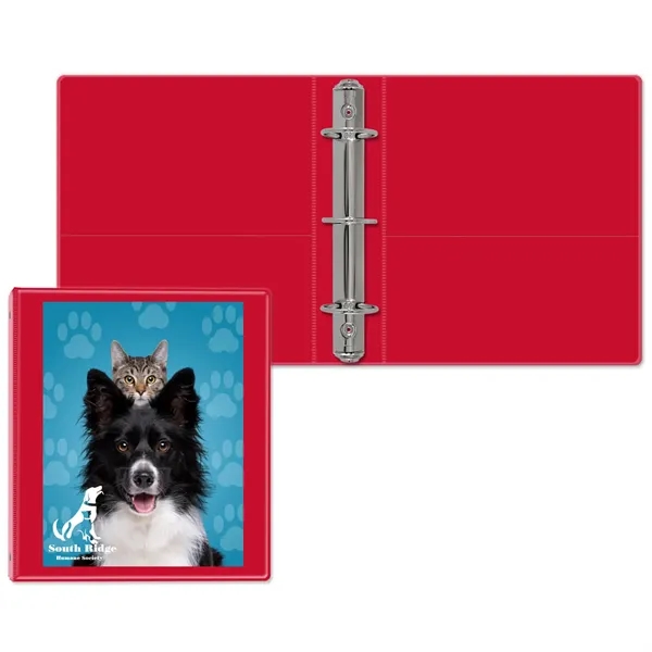 1 1/2" Round three ring junior binder made of vinyl with... from ASI 54040 Fey Promo / Fey Binders and Organization Solutions