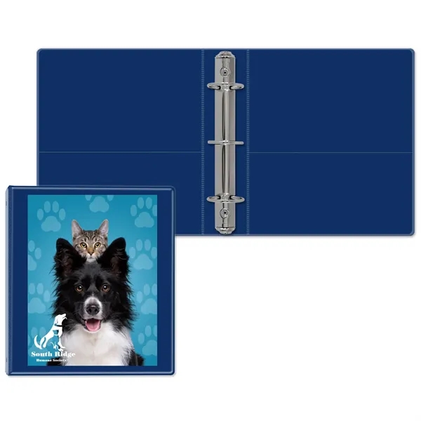 1 1/2" Round three ring junior binder made of vinyl with... from ASI 54040 Fey Promo / Fey Binders and Organization Solutions