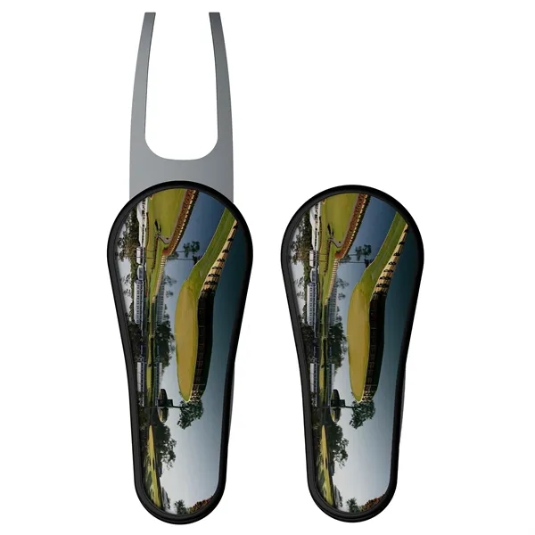 Pitchfix: The XL is a premium switchblade divot tool. Two customizable... from ASI 61966 HPG / BCG Creations HPG Gold