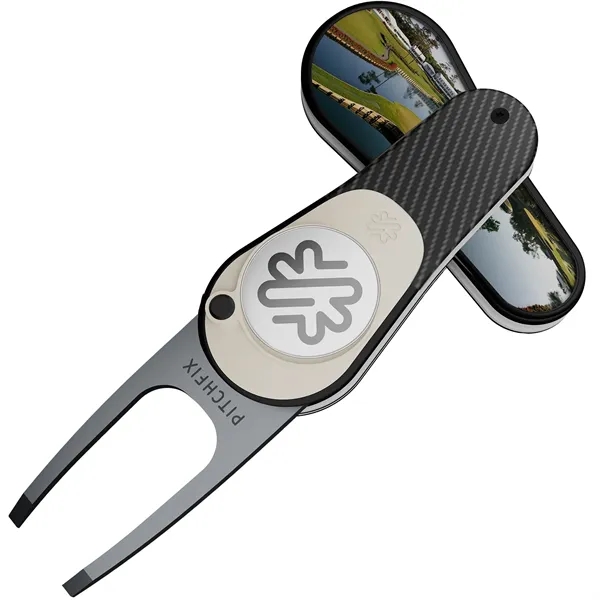 Pitchfix: The XL is a premium switchblade divot tool. Two customizable... from ASI 61966 HPG / BCG Creations HPG Gold