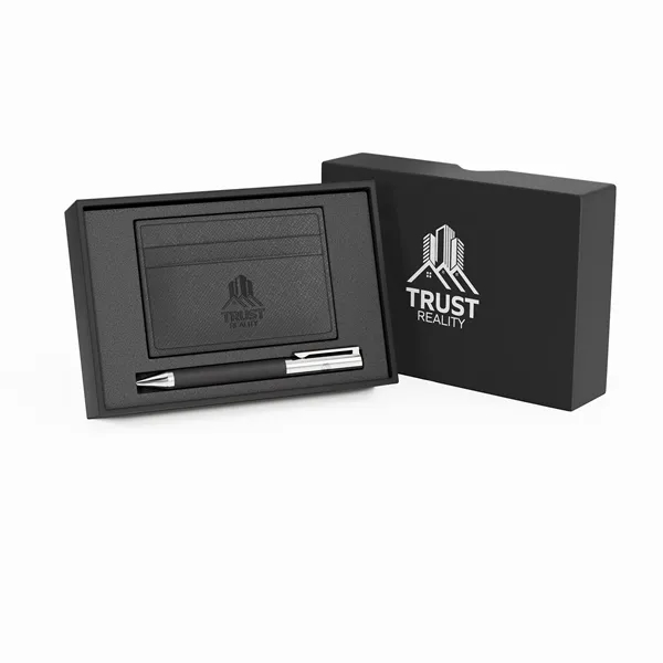 Kit Includes P526 2-PIECE GIFT BOX ST148 TOSCANO GENUINE LEATHER RFID... from ASI 88660 Spector & Co.