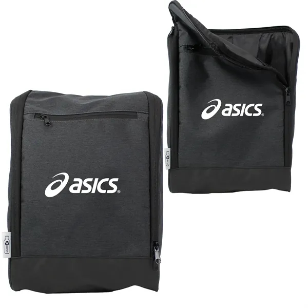 Shoe bag with a water-resistant exterior, exterior pocket, zipper, and handle.... from ASI 57653 Gold Bond