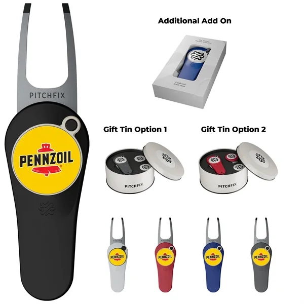 Divot tool with a switchblade mechanism, ABS handle, and removable ball... from ASI 57653 Gold Bond