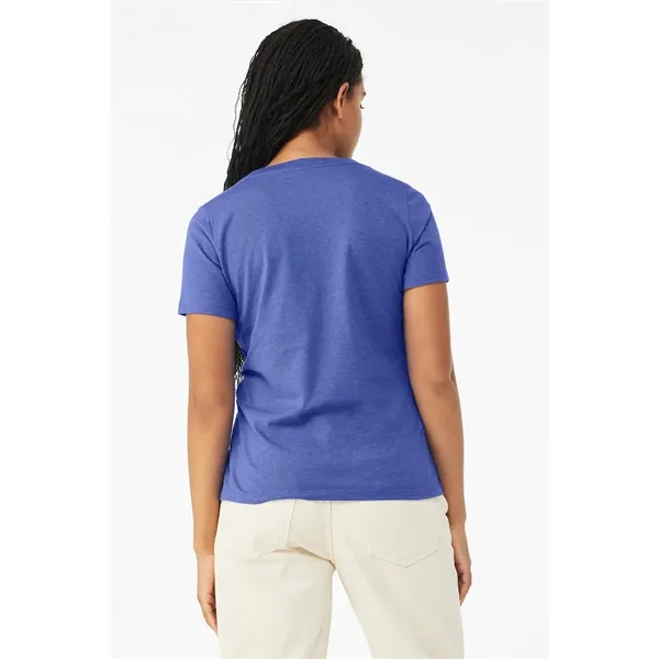 BELLA+CANVAS Women's Relaxed Heather CVC V-Neck Tee... from ASI 84863 SanMar