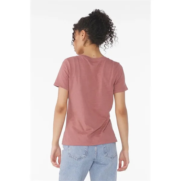 BELLA+CANVAS Women's Relaxed Heather CVC V-Neck Tee... from ASI 84863 SanMar