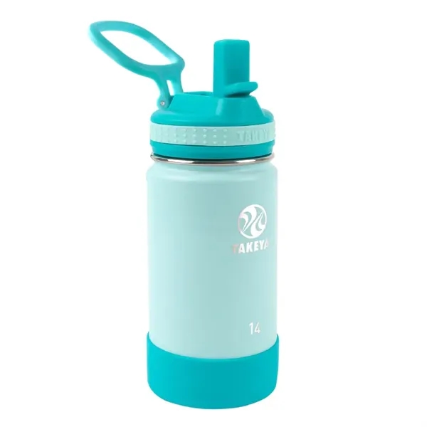 14oz Actives Kids Water Bottle With Straw Lid perfect for young... from ASI 72657 Active Life Promo / Active Life