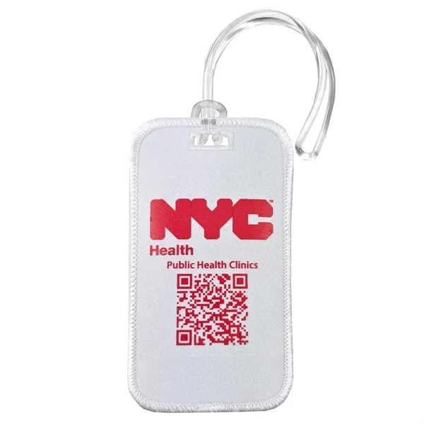 2 1/2" x 4 1/2" baggage tags with twill background material,... from ASI 90160 Suntex Industries