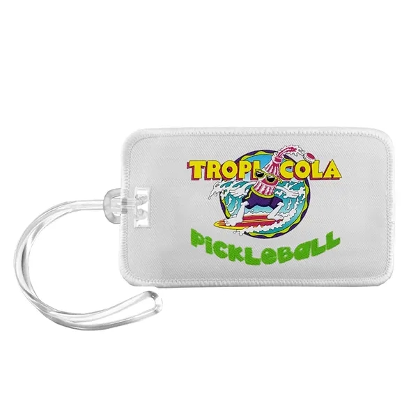 2 1/2" x 4 1/2" baggage tags with twill background material,... from ASI 90160 Suntex Industries