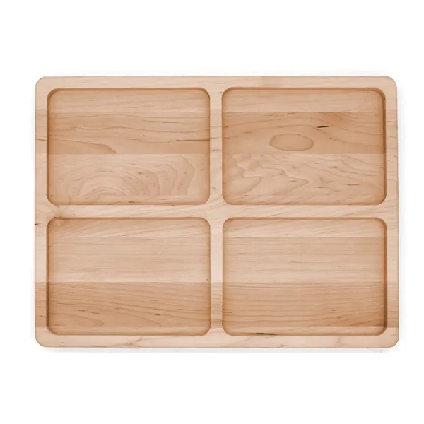 This Maple Divided Serving Board is a versatile addition to any... from ASI 63017 J K Adams