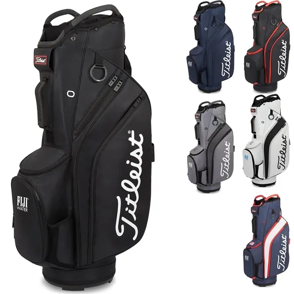 Golf bag with a strap, 14 dividers, strap loop, and 10... from ASI 57653 Gold Bond
