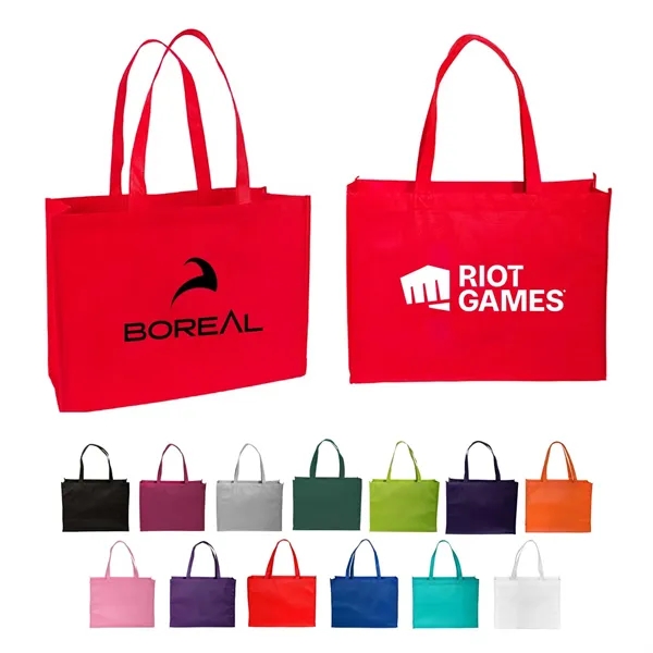 16" x 6" x 12" 80GSM non-woven polypropylene handled tote bag.... from ASI 63549 Jornik Manufacturing Corp