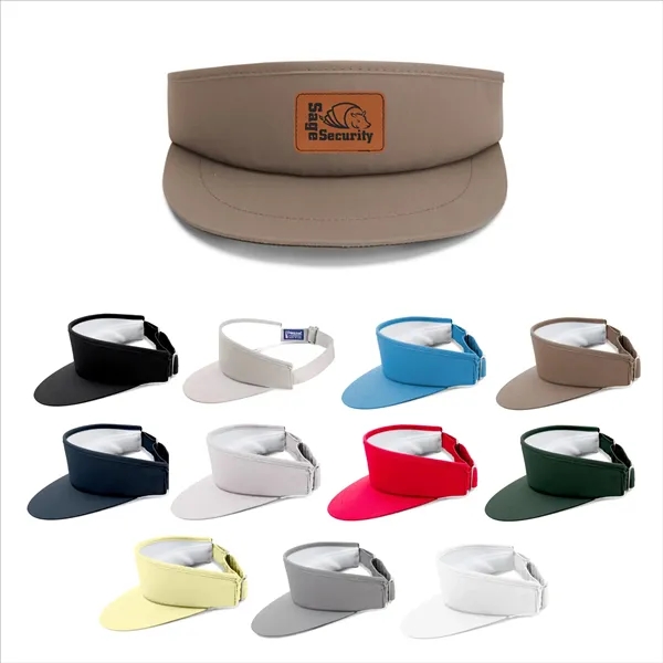 Made in the USA-Cotton/Poly Blend Fabric,White Terry Sweatband,3 1/8 Inch WideBrim,Polished... from ASI 72657 Active Life Promo / Active Life