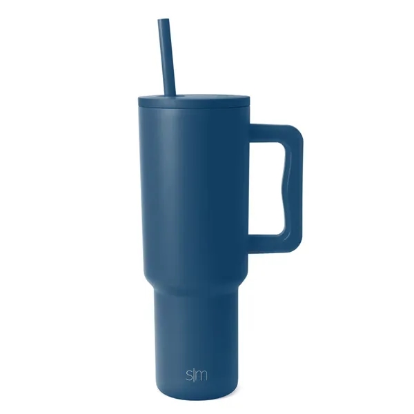 40oz cupholder friendly tumbler with handle, leak resistant lid.... from ASI 41561 Brand Box USA, LLC