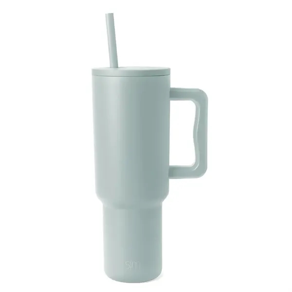 40oz cupholder friendly tumbler with handle, leak resistant lid.... from ASI 41561 Brand Box USA, LLC