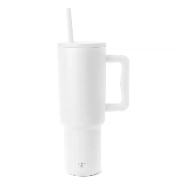 40oz cupholder friendly tumbler with handle, leak resistant lid.... from ASI 41561 Brand Box USA, LLC