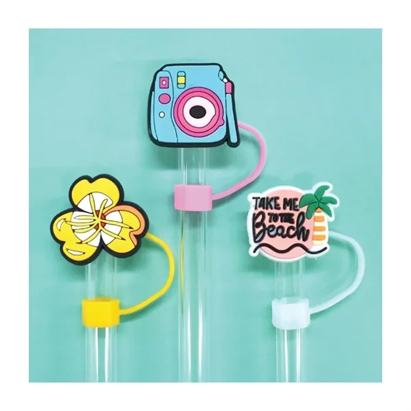 Custom Straw Toppers... from ASI 44900 NC Custom (CI/Lanco) / Lanco