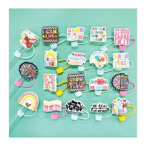 Custom Straw Toppers... from ASI 44900 NC Custom (CI/Lanco) / Lanco