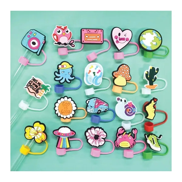 Custom Straw Toppers... from ASI 44900 NC Custom (CI/Lanco) / Lanco