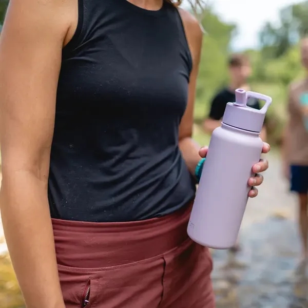 The 32oz Summit water bottle is double walled, vacuum insulated, and... from ASI 41561 Brand Box USA, LLC