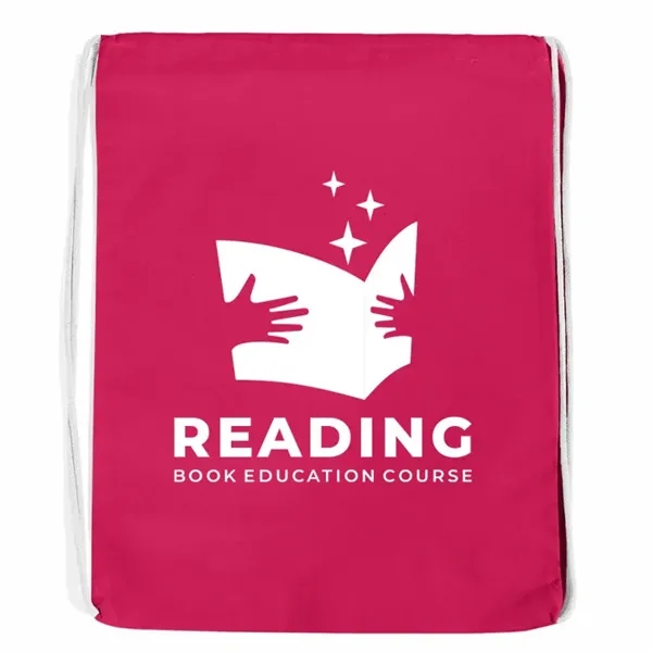 Color Cotton Sports Back - Drawstring Bags Perfect for athletic events.... from ASI 67557 LimeLight Ent