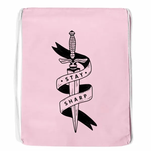 Color Cotton Sports Back - Drawstring Bags Perfect for athletic events.... from ASI 67557 LimeLight Ent