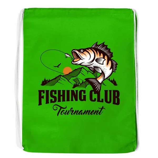 Color Cotton Sports Back - Drawstring Bags Perfect for athletic events.... from ASI 67557 LimeLight Ent