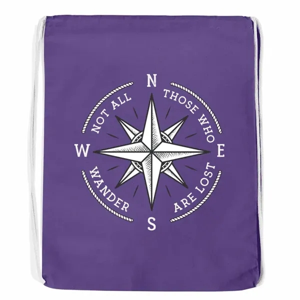 Color Cotton Sports Back - Drawstring Bags Perfect for athletic events.... from ASI 67557 LimeLight Ent