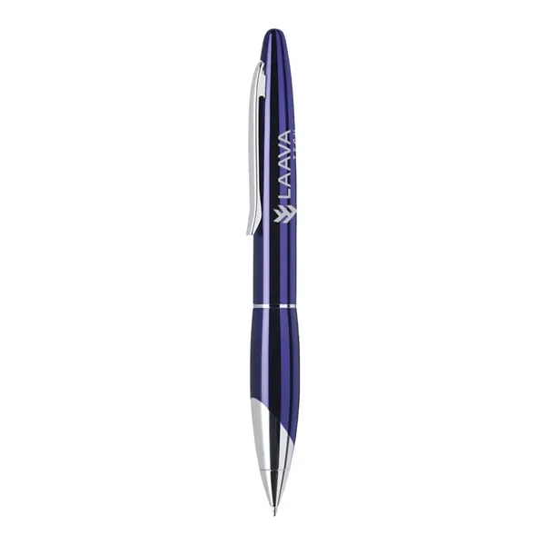 Pen with solid brass construction and sleek metallic color barrel.... from ASI 31517 Admart Products / Admart Line