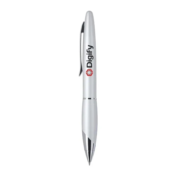 Pen with solid brass construction and sleek metallic color barrel.... from ASI 31517 Admart Products / Admart Line