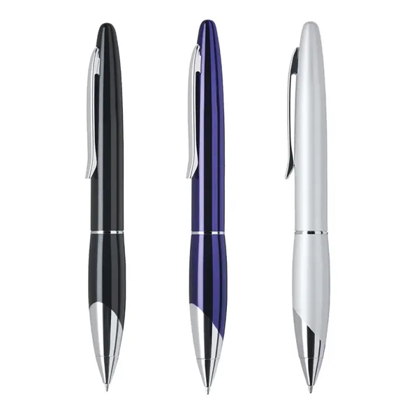 Pen with solid brass construction and sleek metallic color barrel.... from ASI 31517 Admart Products / Admart Line