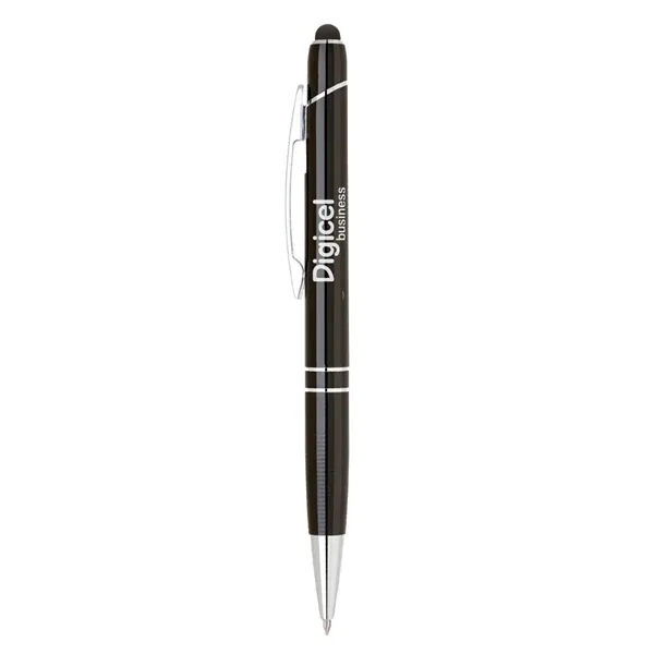 Metal Click action ballpoint pen with stylus.... from ASI 31517 Admart Products / Admart Line