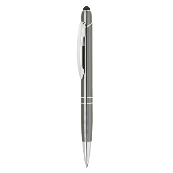 Metal Click action ballpoint pen with stylus.... from ASI 31517 Admart Products / Admart Line