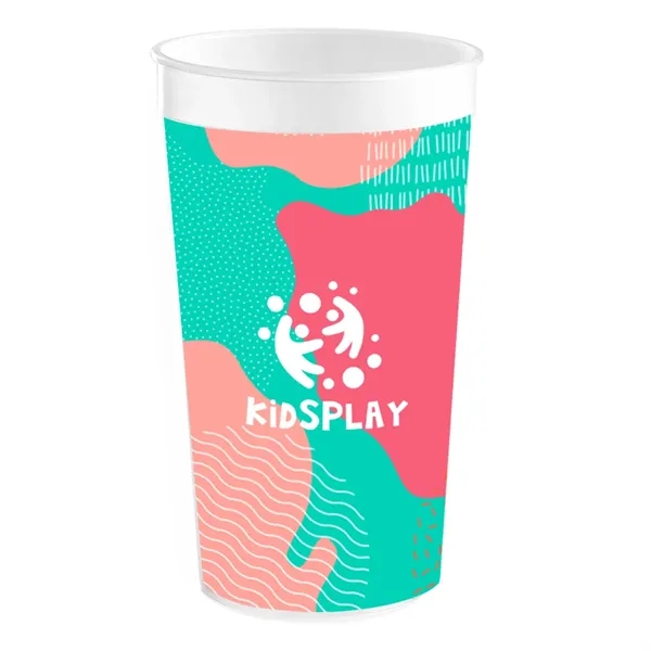 32-ounce stadium cup made with up to 25% post-industrial polypropylene material.... from ASI 61125 Hit Promotional Products / Hit®