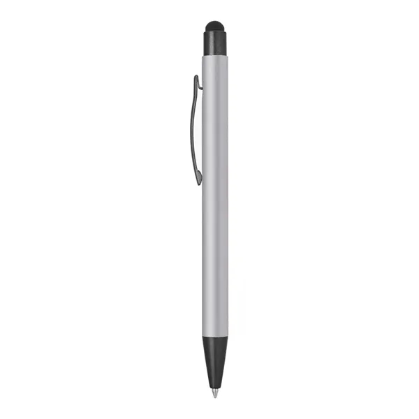 Stylus pen with rubber barrel in three colors.... from ASI 31517 Admart Products