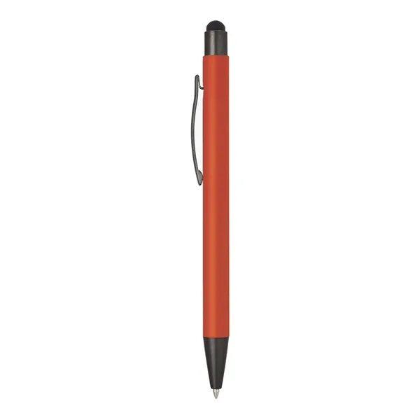 Stylus pen with rubber barrel in three colors.... from ASI 31517 Admart Products