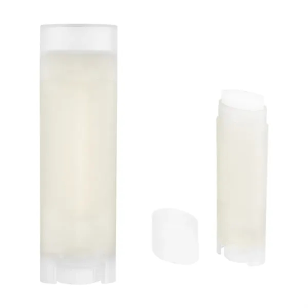 Vanilla flavored lip moisturizer in an oval shaped rPET tube.... from ASI 61125 Hit Promotional Products / Hit®