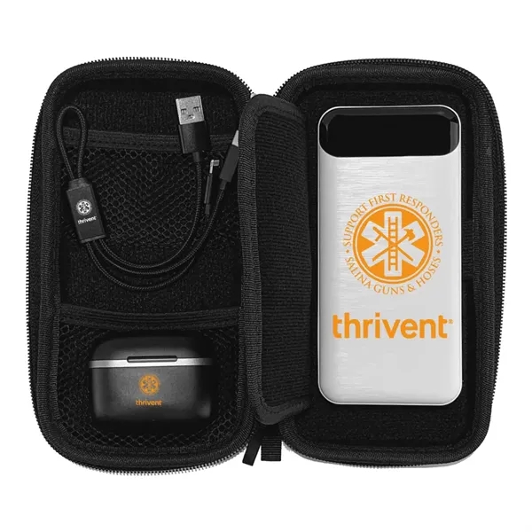 With a travel case, power bank, earbuds, and charging cable, the... from ASI 90154 Sunjoy Group Inc