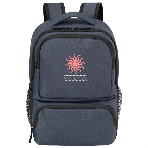 Business backpack with padded compartments for laptops up to 14 inches.... from ASI 39552 BEL Promo