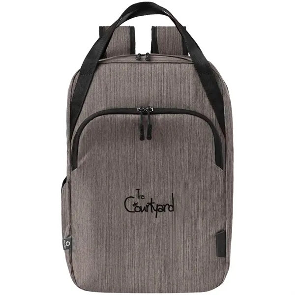 Recycled heather backpack with 15.5" laptop sleeve.... from ASI 39552 BEL Promo