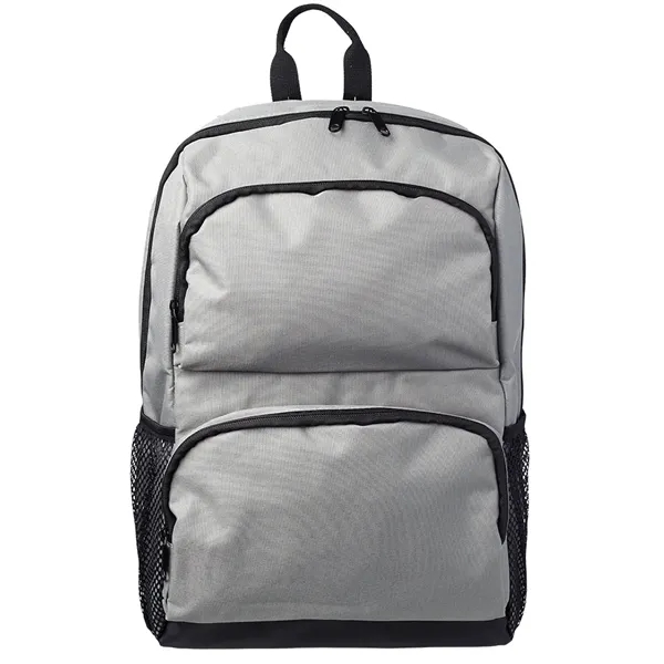 17" laptop backpack with multiple pockets, adjustable straps and webbed top... from ASI 39552 BEL Promo