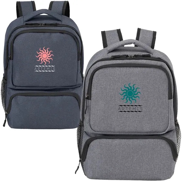 Business backpack with padded compartments for laptops up to 14 inches.... from ASI 39552 BEL Promo