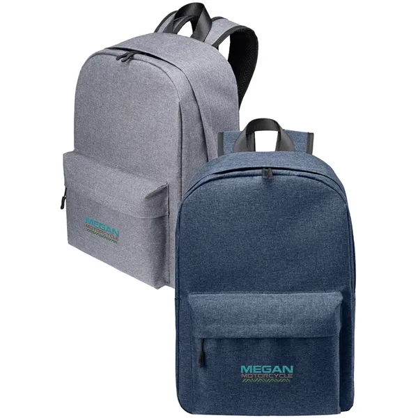 12.5" x 17.5" x 5.5" modern business backpack made from 300D... from ASI 39552 BEL Promo