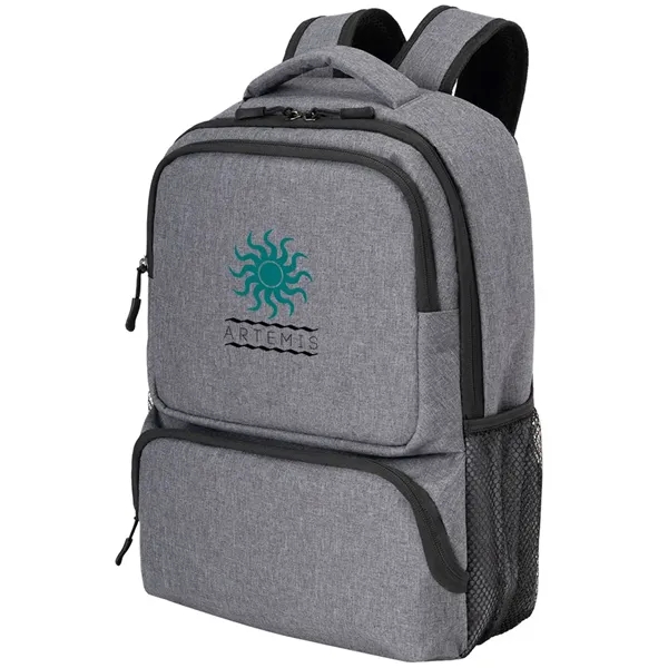 Business backpack with padded compartments for laptops up to 14 inches.... from ASI 39552 BEL Promo