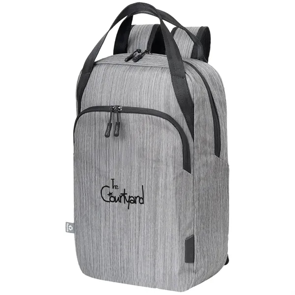 Recycled heather backpack with 15.5" laptop sleeve.... from ASI 39552 BEL Promo