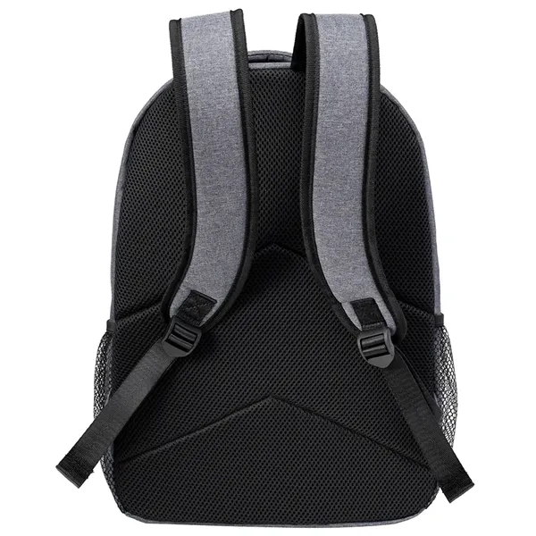 Professional business backpack made from recycled polyester and a PVC coating.... from ASI 39552 BEL Promo