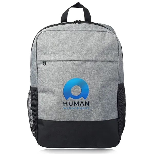 17" laptop backpack with zipper closure main compartment and mesh pockets... from ASI 39552 BEL Promo