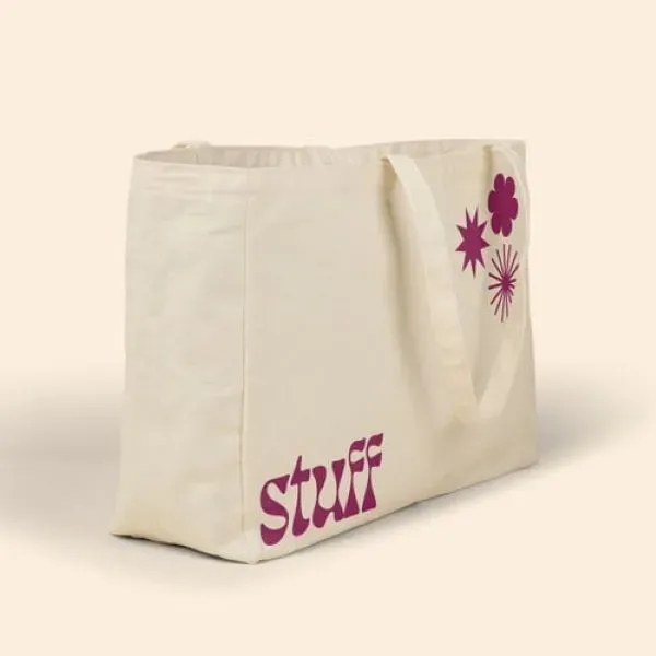 BABS Oversized Tote Natural Canvas - 20" x 13.5" x 6.5"... from ASI 74710 Numo